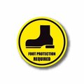 Ergomat 32in CIRCLE SIGNS - Foot Protection Required DSV-SIGN 1024 #0162 -UEN